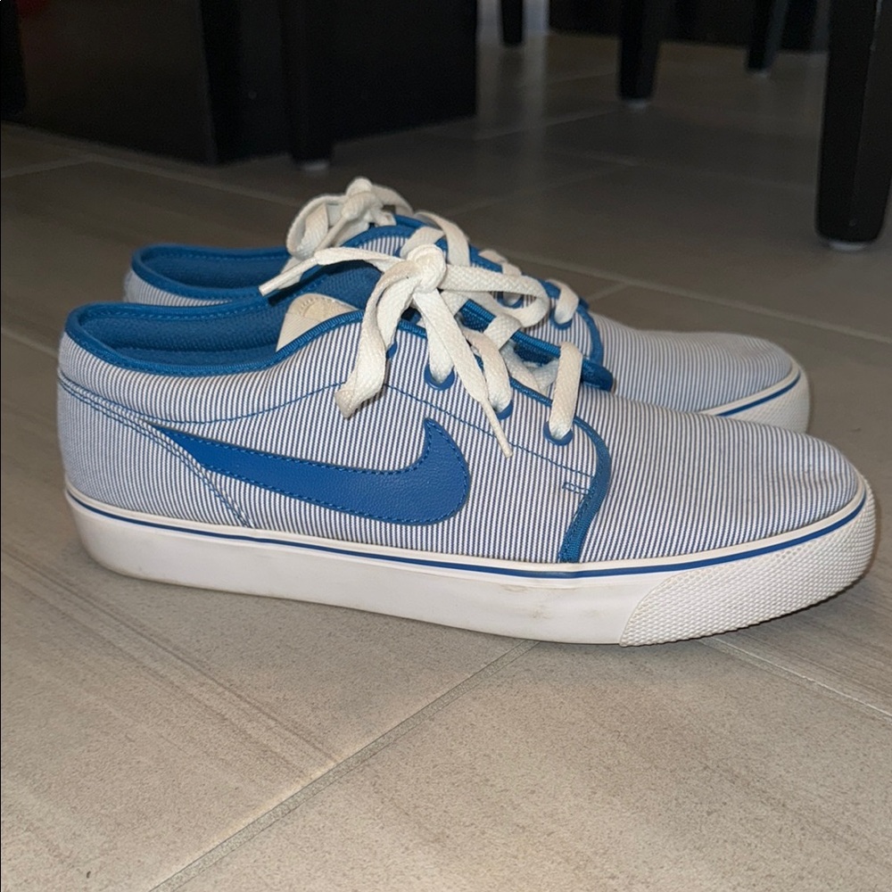Nike  Blue and White Sneakers